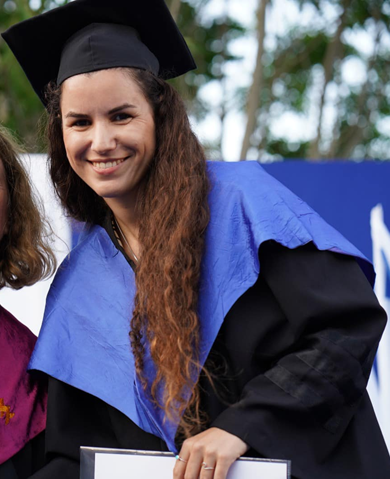 Yaly Mevorach at graduation